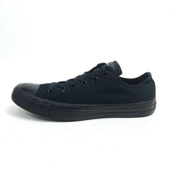 Converse Shoes - Converse All Star Chuck Taylor Womens 10 Shoes All Black Low Top Sneakers Mens 8